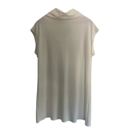 Bryn Walker Lavina Cowl Neck Crossover Tunic Top Medium - Picture 4 of 5